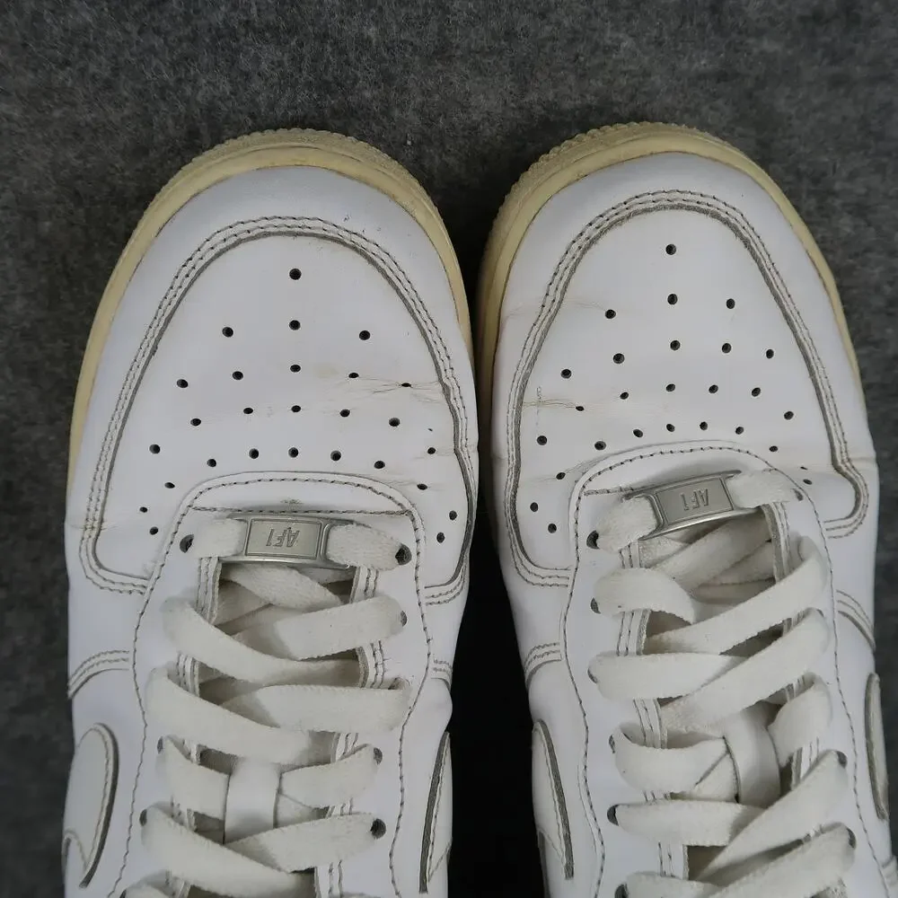 Nike Shoes Womens 7.5 Air Force 1 Low Sneakers Casual White Trainer Lace Up